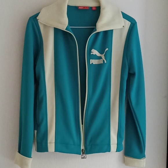 PUMA | Track Jacket ( Turquoise/Blue)  zipper closure - Picture 7 of 12